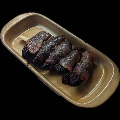 Datteln im Speckmantel